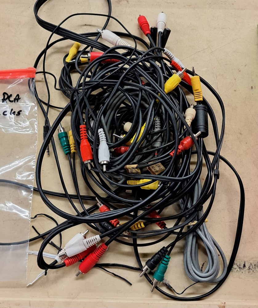 Realistic Highball Mic, Misc Mic Cords, Audio Cords, Etc.
