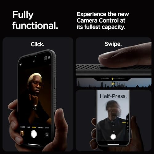 Liquid Air Designed for Case [Camera Control iPhone 16 Pro A_T_Matte Black