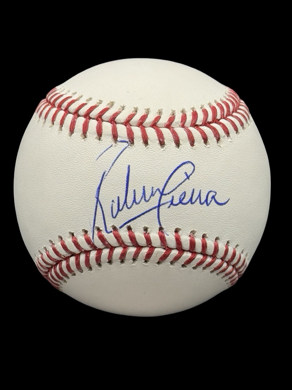 Ruben Sierra Signed OML Baseball Schwartz COA Yankees Rangers Auto