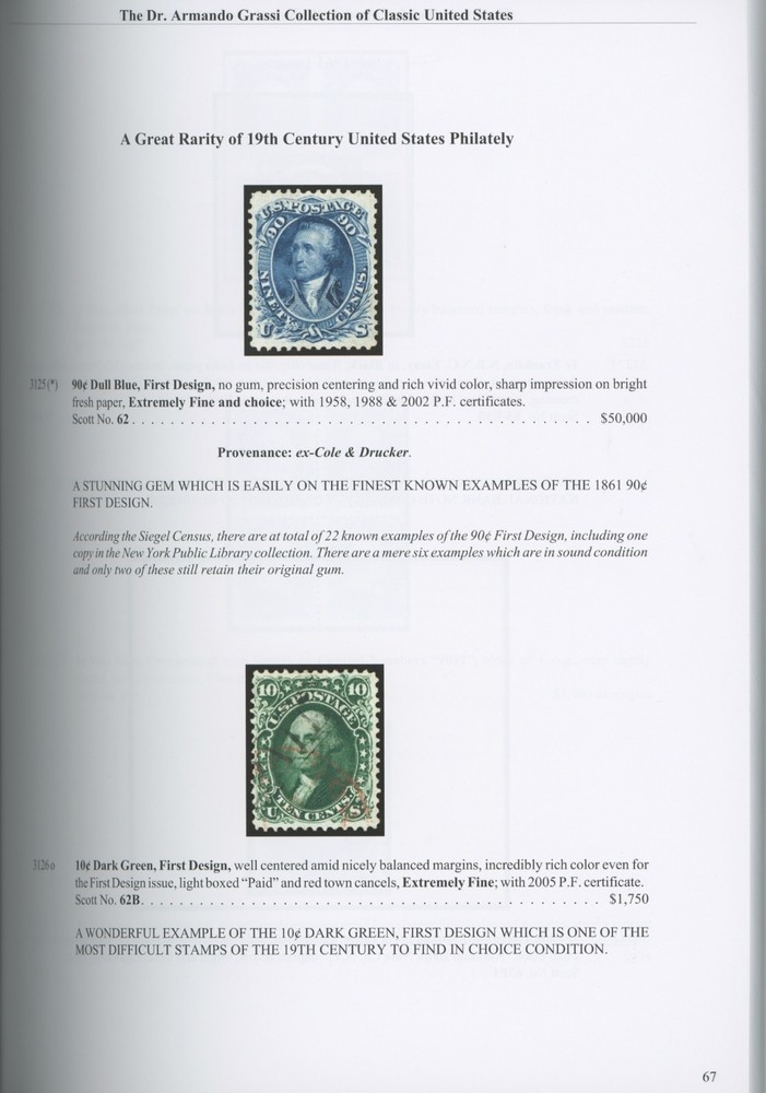 Classic United States Specialized Auction Catalog Schuyler Rumsey 2024