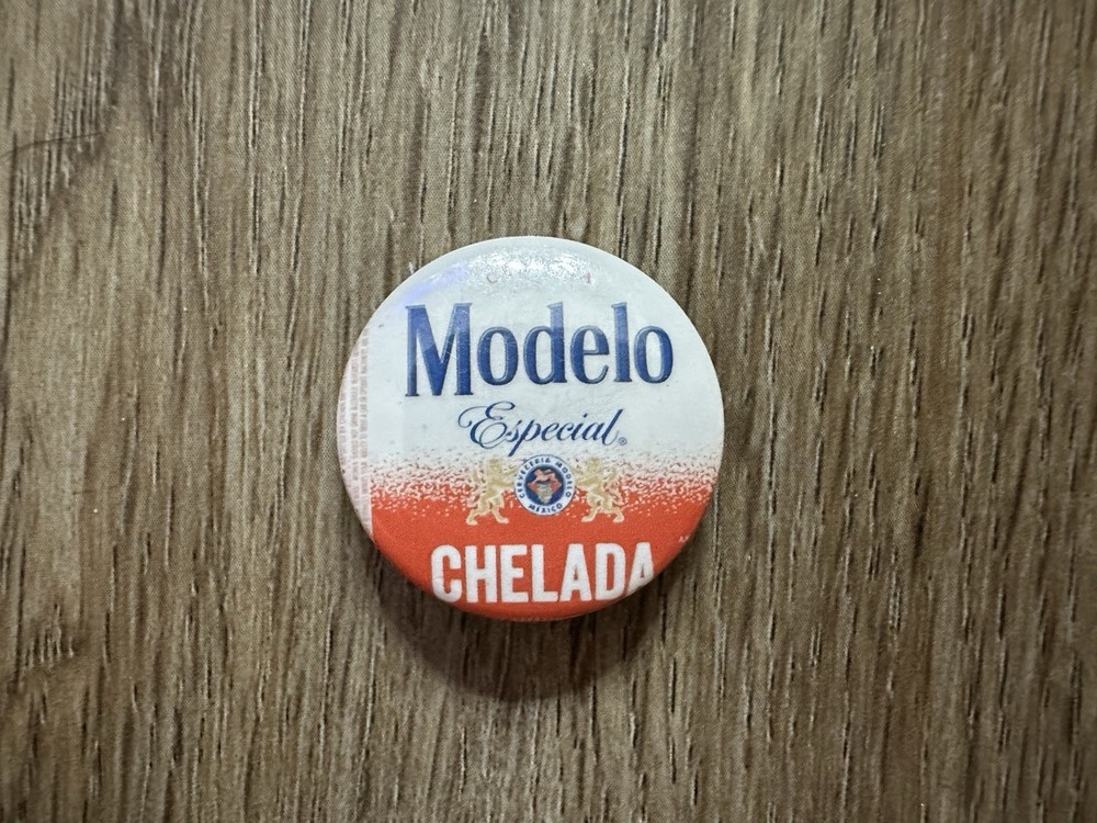 Modelo Especial Chelada Beer Can Michelada Button Pin