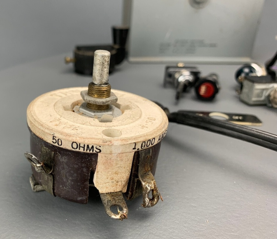 Vintage MRC Basic Power Source, TRU-OHM rheostat & Selenium Rectifier Kit E0025