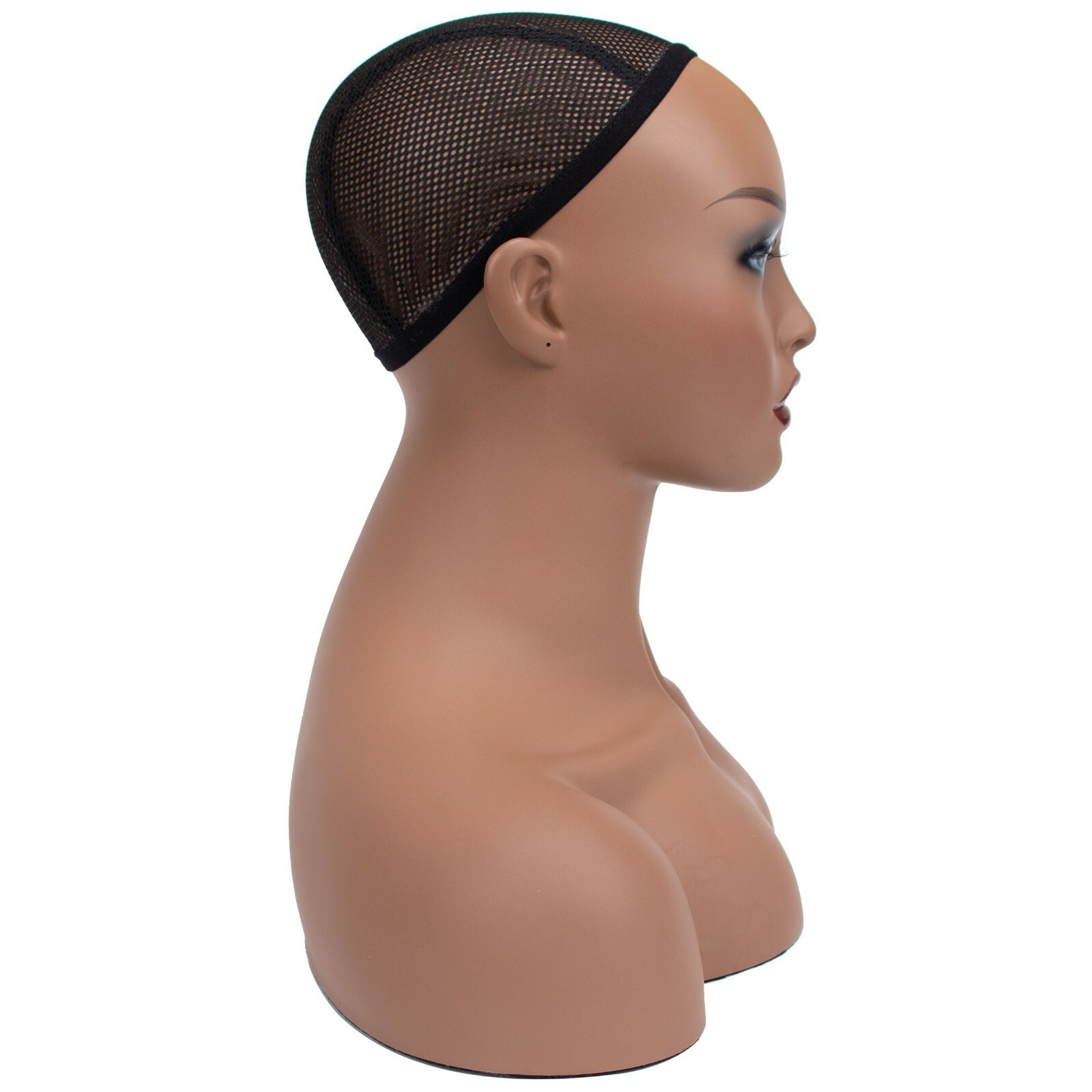16.5" Realistic Mannequin Wig Head Manikin shoulder Bust Stand Display Hair DE-S