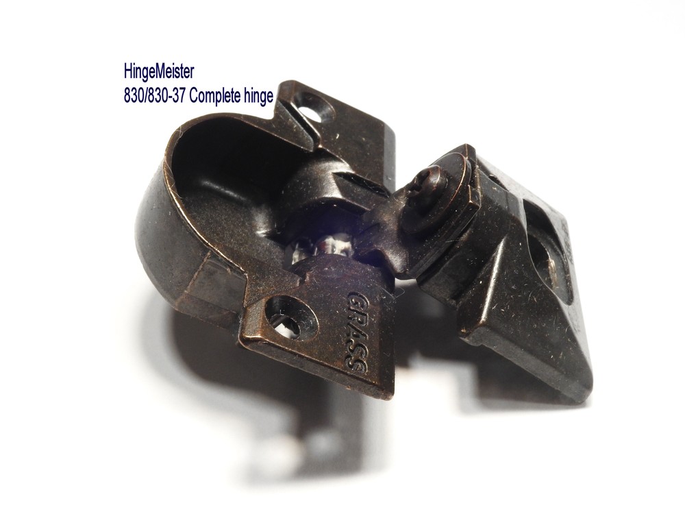 Grass 830-37 Bronze Hinge and mounting plate - Complete Hinge