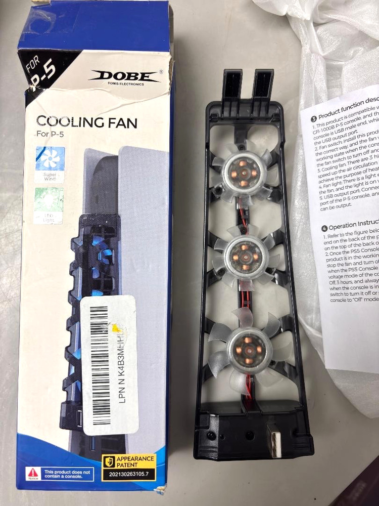Cooling Fan External Cooler Accessories For P5 Game Console Host