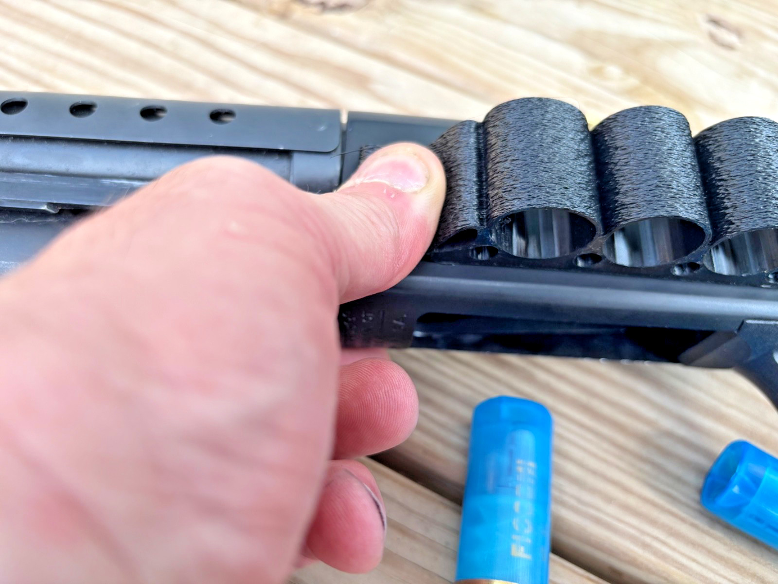 FlexSaddle® Side Saddle fits SHOCKWAVE Mossberg 88 500 590 12 ga Shell Holder