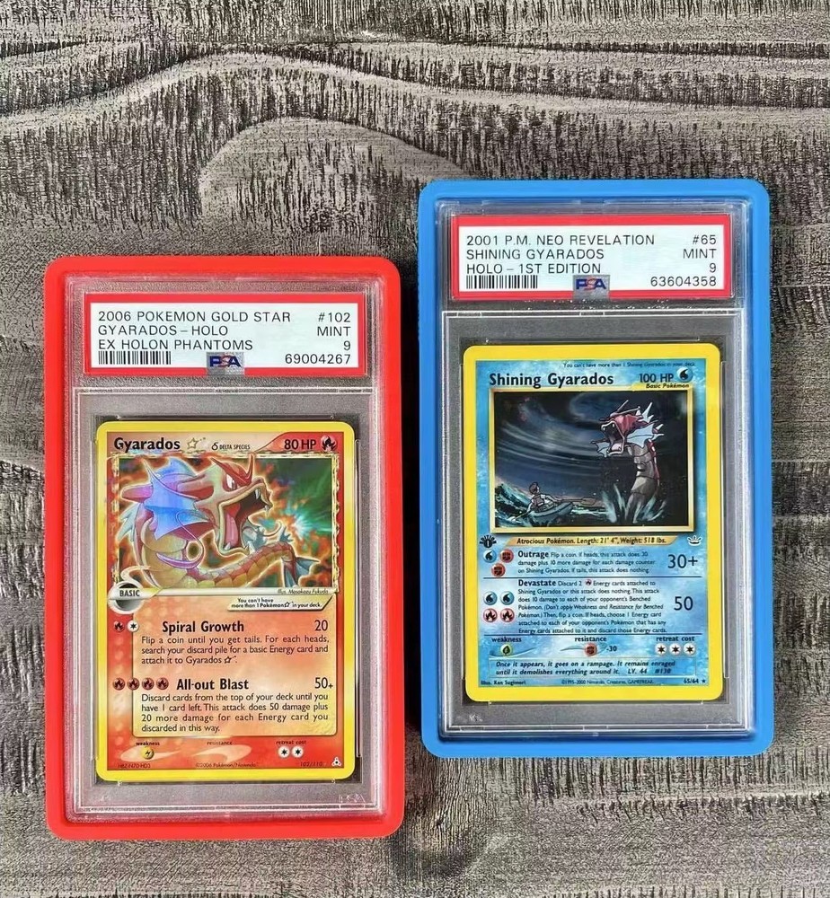 PSA Graded Card Case Guard Protector Stackable - GREY - USA SELLER