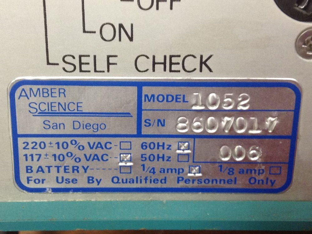 MARKSON - Model #1096 - Specific Conductance Meter