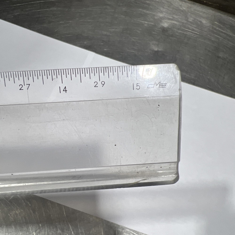 Vtg Post 2673-3 Drafting Machine Lucite Clear Plastic Scale Ruler. Used Surplus