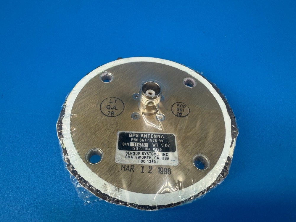 Sensor Systems GPS Antenna P/N S67-1575-39