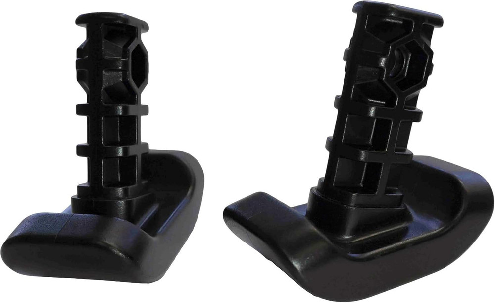 Replacement Ski Glides, Compatible with the EZ Fold-N-Go Walker-Plus, Black