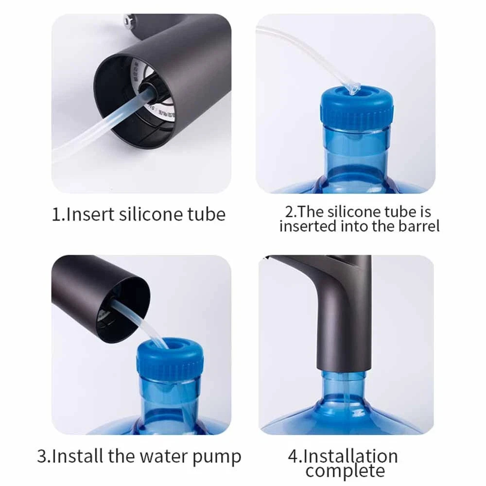Electric Water Bottle Switch Pump Universal Automatic Jug Dispenser 5 Gallon USB