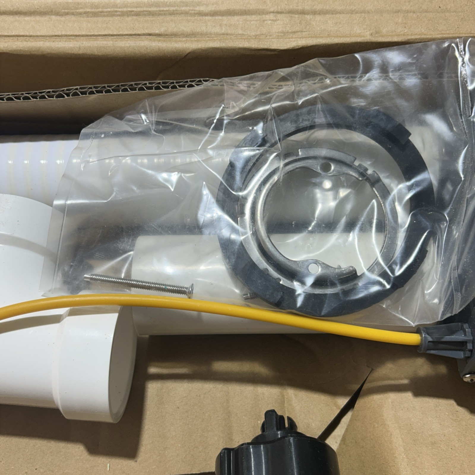 Kohler 37383-NA PureFlo PVC Rough-In Cable Bath Drain, 30" Cable with Tubing