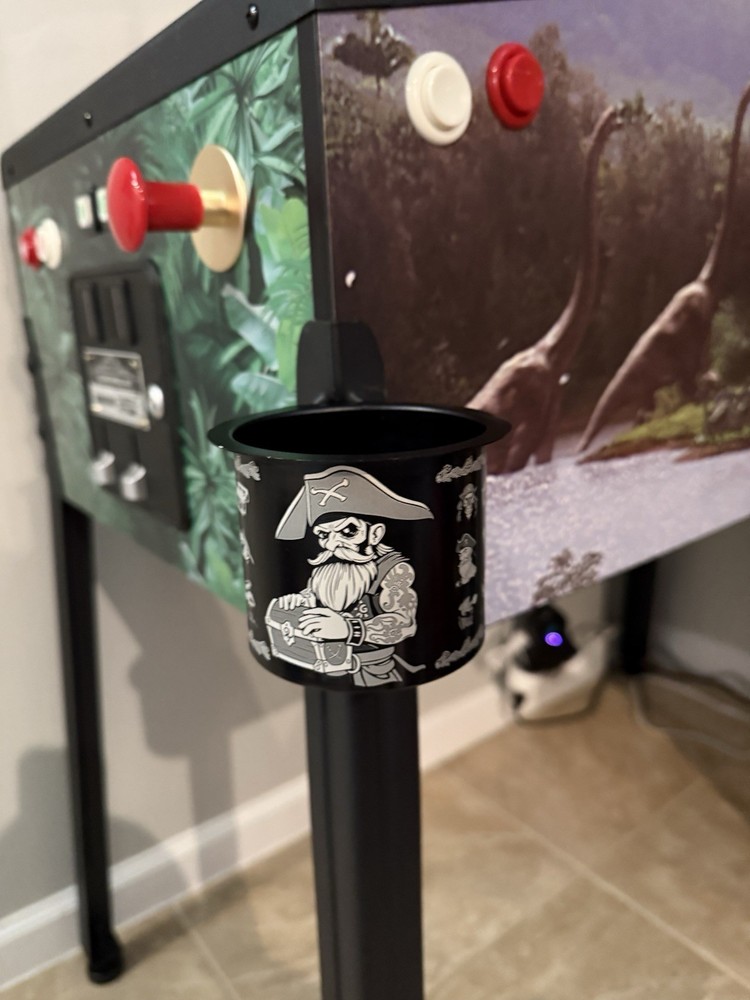 Jumbo Pinball Machine Cup Holder