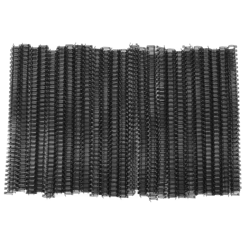 Black 100x Double Loop Wire Binding Spine 60 Sheet Capacity 3:1 Pitch 34 Loop 9.