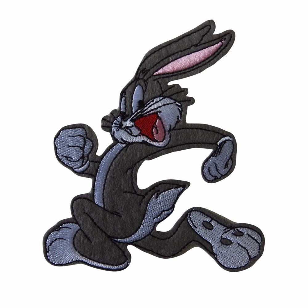 Looney Tunes Bugs Bunny Figure Embroidered Patch