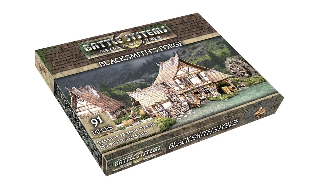 PRESALE Fantasy Terrain Blacksmith's Forge - D&D Warhammer Battle Systems THG