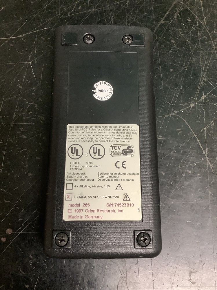 Orion Model 265 pH Meter with Case