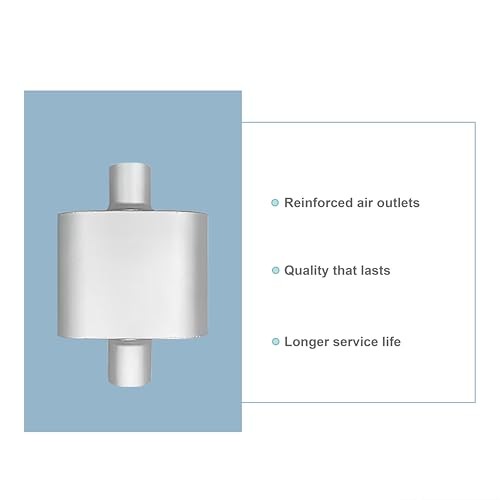 Performance Universal Aluminized Steel Single Chamber Muffler 2-Pack, 2.5IN