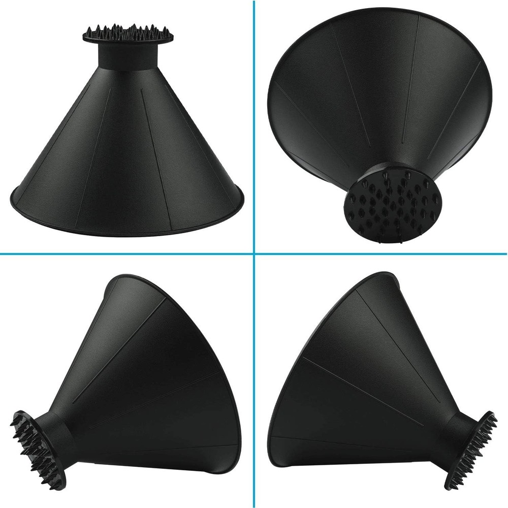 Cone and Round Ice Scraper Set for Windshield - Perfect Winter Car Tools