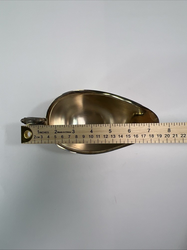 Vintage KENT Silversmiths Silverplate Gravy Boat With Underplate Tray