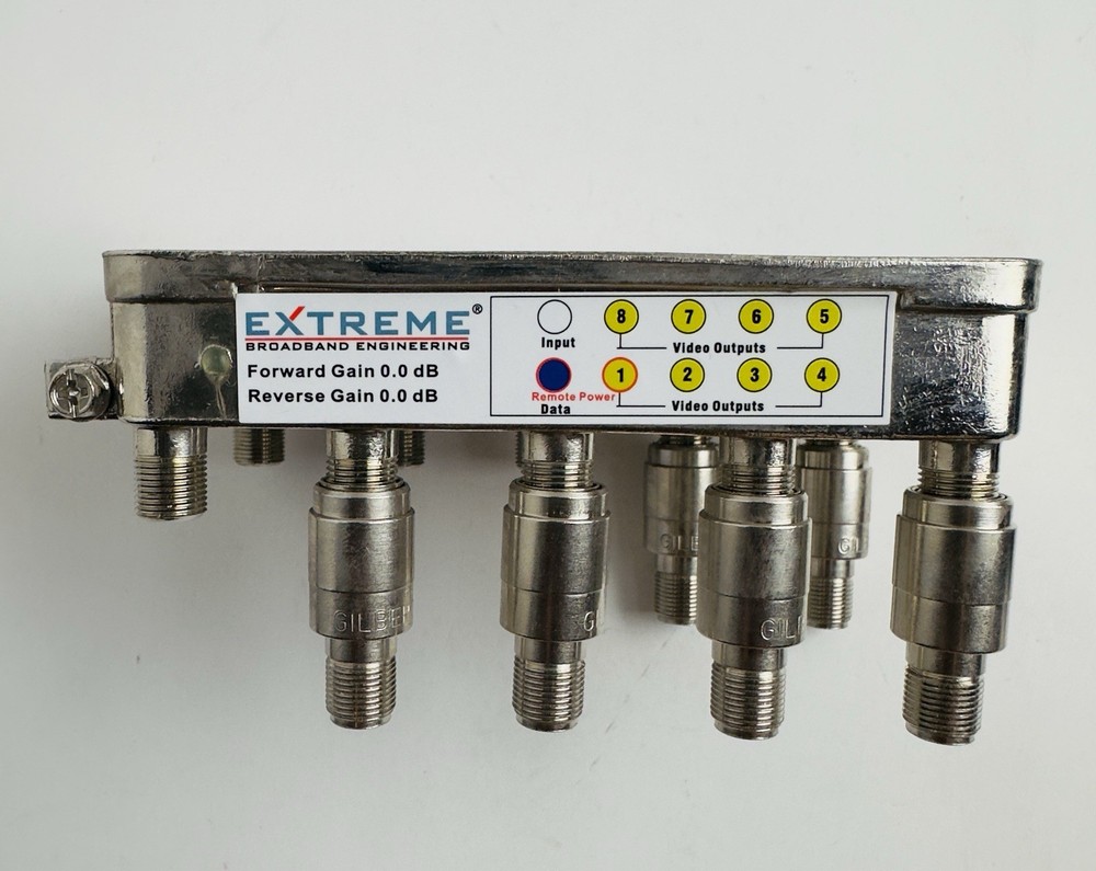 Extreme IPA1008D Amplifier 8-way Connection Splitter & Power Adaptor + Module