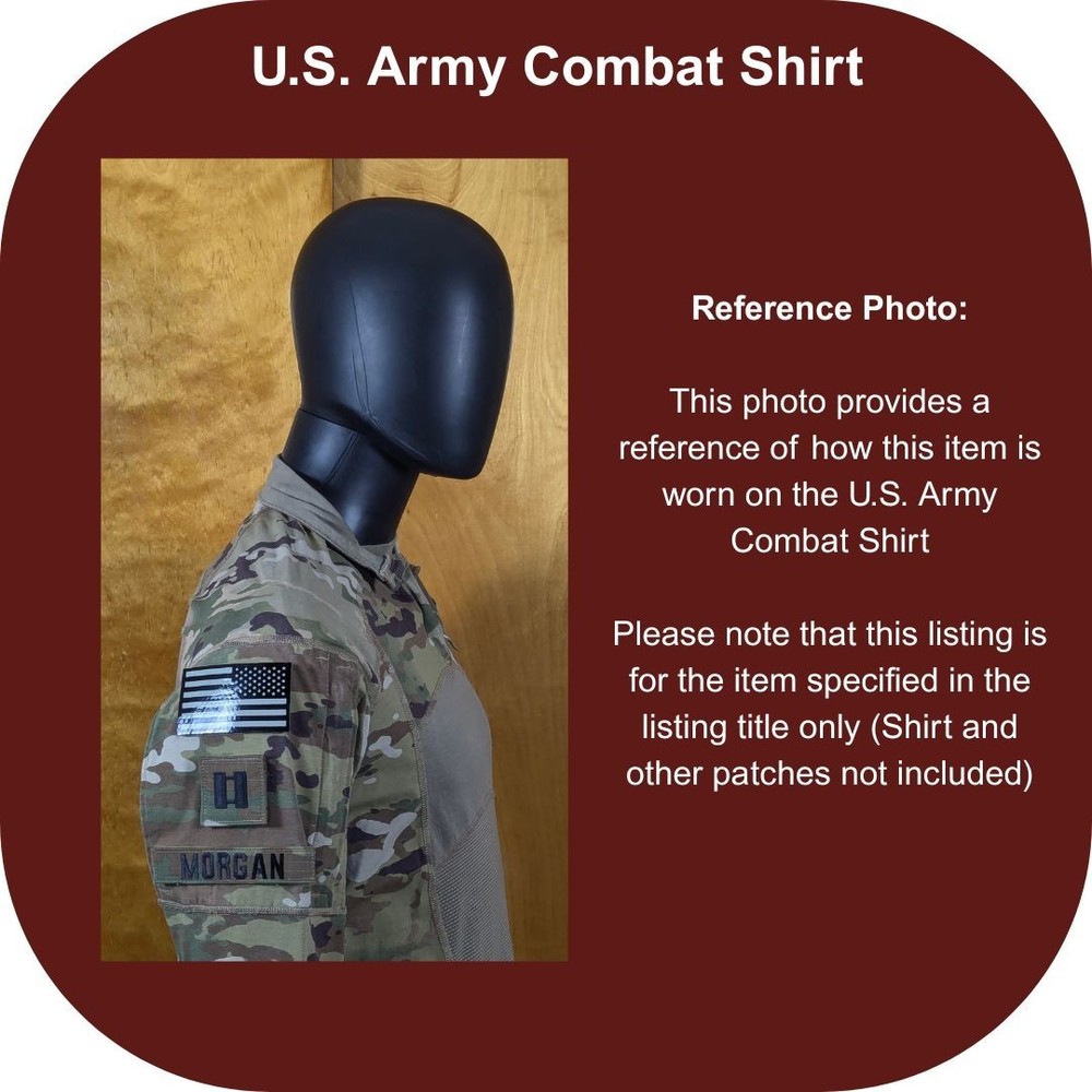 Reverse IR USA Flag Patch – Subdued Infrared Tactical Patch w/ Hook - 3.5" x 2"