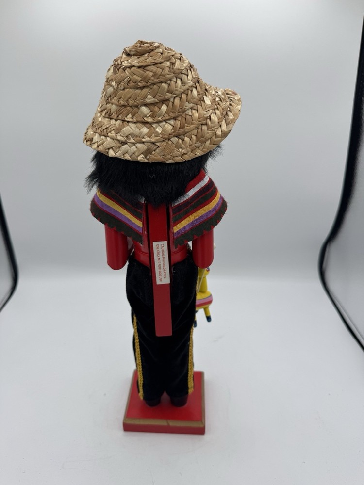 15 Inch Tall Mexican Nutcracker Hand Painted