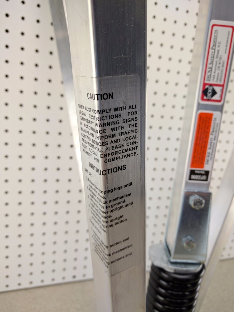 Sign Stand, Dicke, UF2000, 30"Hx7"W