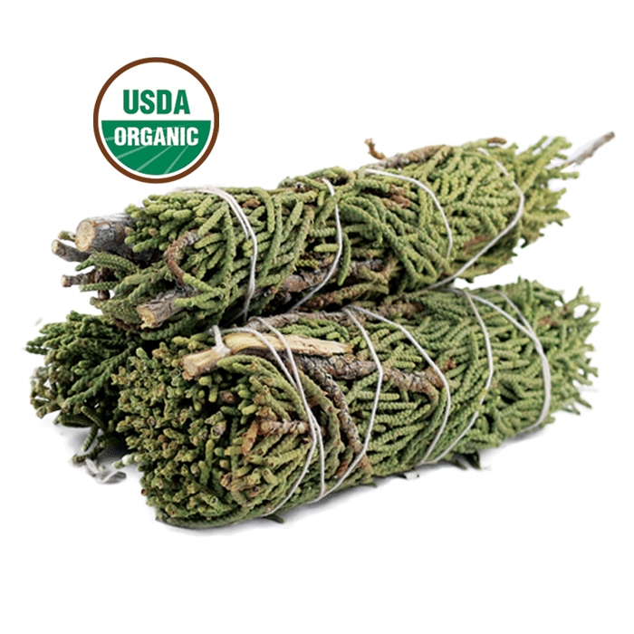 3 Pack Juniper Sage Smudge Sticks Bundles for Strength and Cleansing with Guide