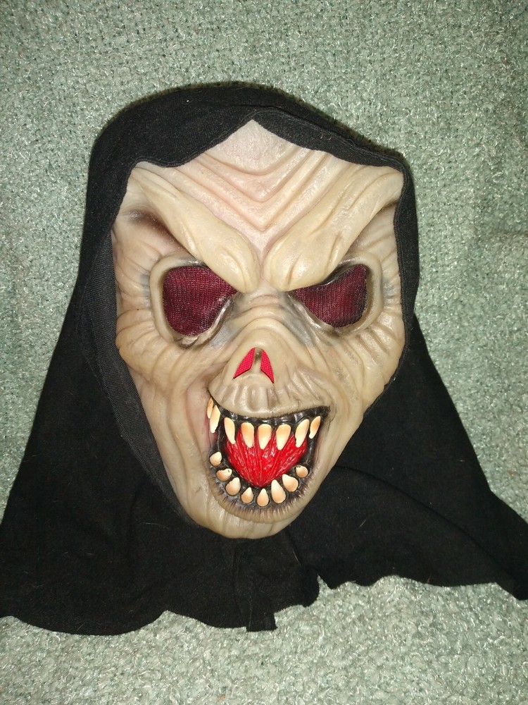 Grim Reaper Mask Full Head Halloween Spooky Scary