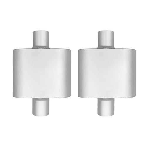 Performance Universal Aluminized Steel Single Chamber Muffler 2-Pack, 2.5IN