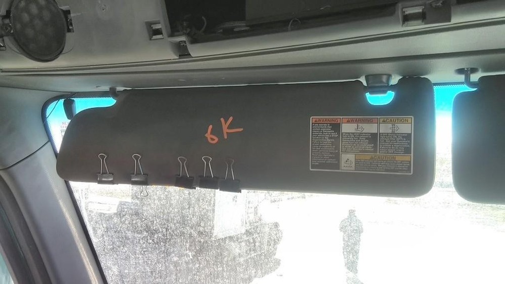 Replaces 2017 PETERBILT 579 INTERIOR SUN VISOR ,  OH