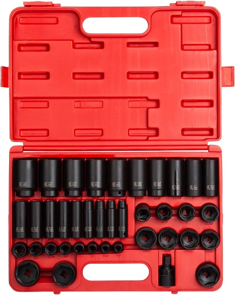 Sunex 1/2" Drive 39 Pc. SAE Master Impact Socket Set (2668)