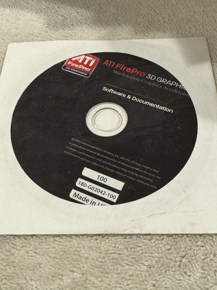 ATI FirePro 3D Graphics Accelerator CD - NEW/SEALED!!!