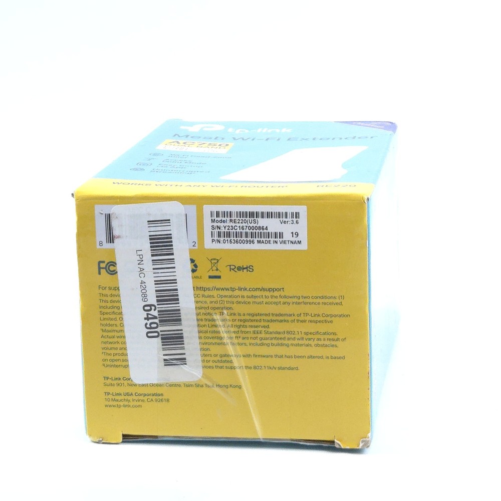 TP-LINK AC750 750Mbps WiFi Range Extender