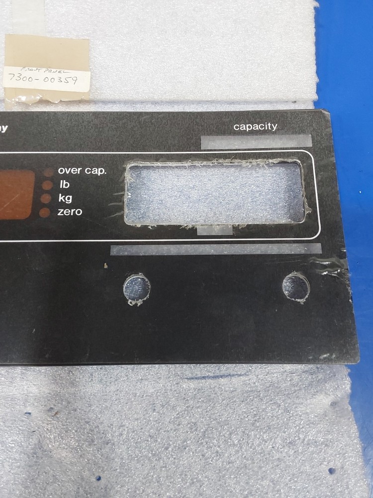 NCI, MODEL 5780 DIGITAL WEIGHT DISPLAY FRONT PANEL NEW WITH PLASTIC PEEL ON...