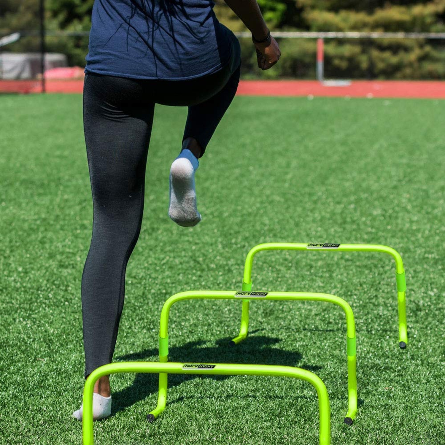 HolaHatha Agility Hurdle, Indoor Outdoor Sports Training Equipment for Track,...