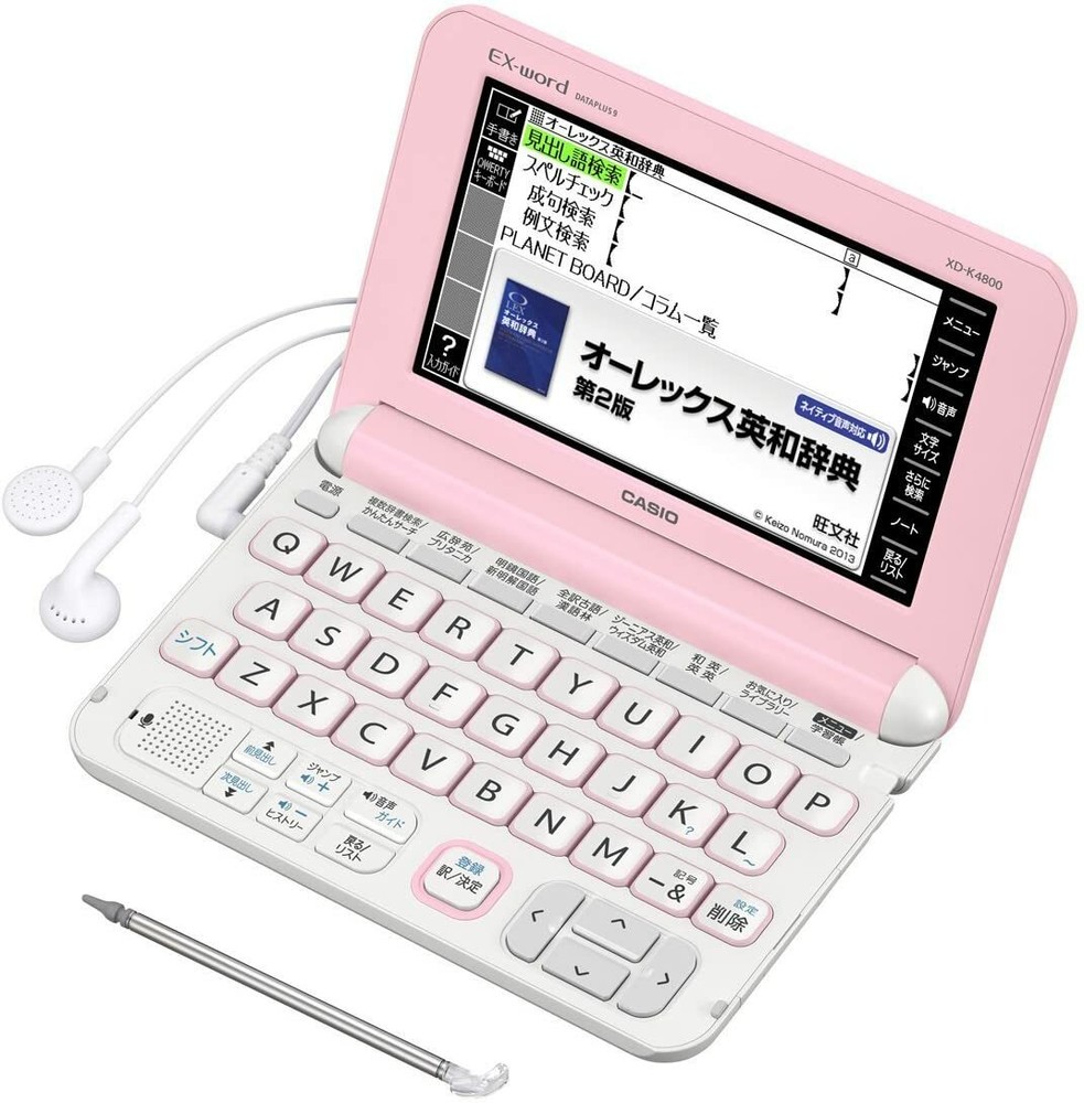 CASIO Electronic Dictionary XD-K4800PK Pink