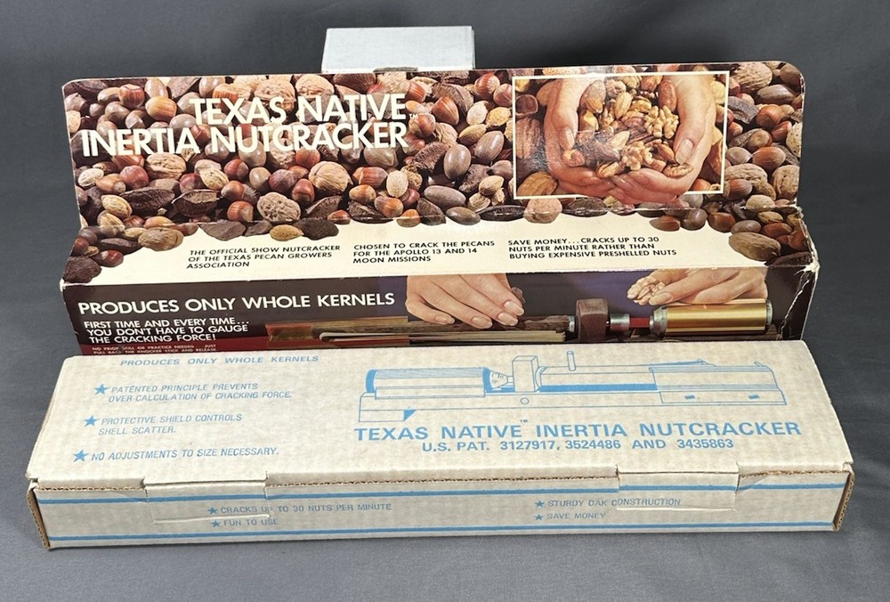 Vintage Texas Native Inertia Nutcracker With Box & Instructions Model 7141