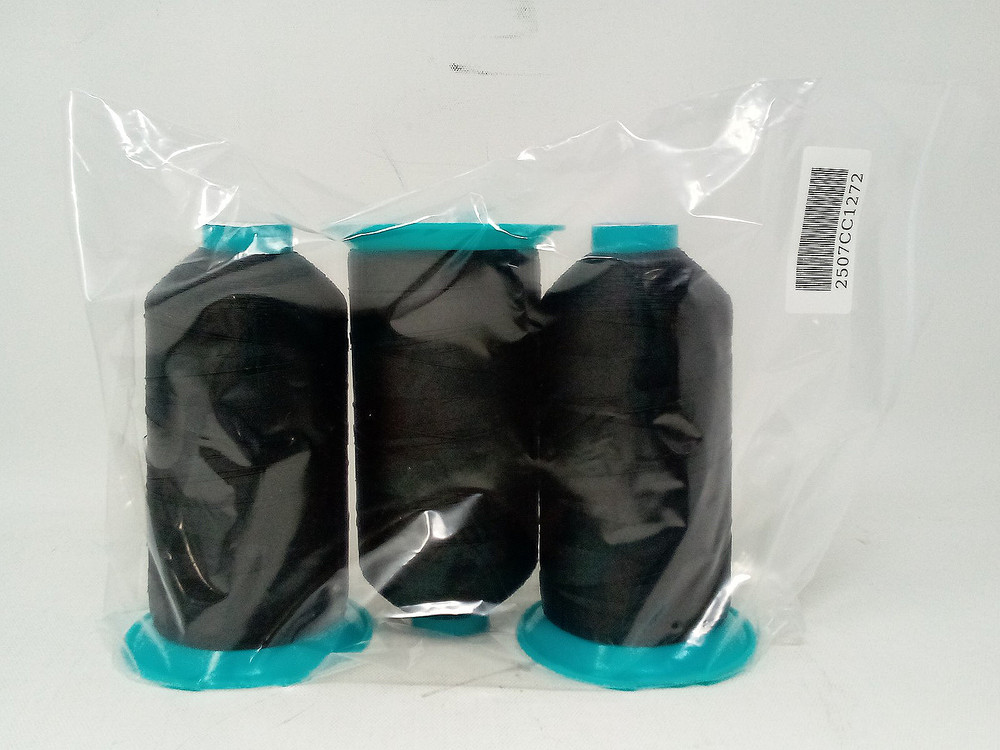Rocky Continuous Filament Polyester Sewing Thread, 2000m 300D/3 T90 - 3 Pack