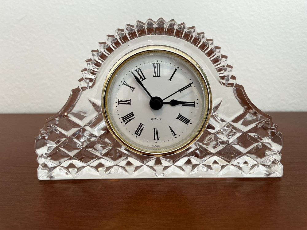 Lead Cristal Table Clock / Working