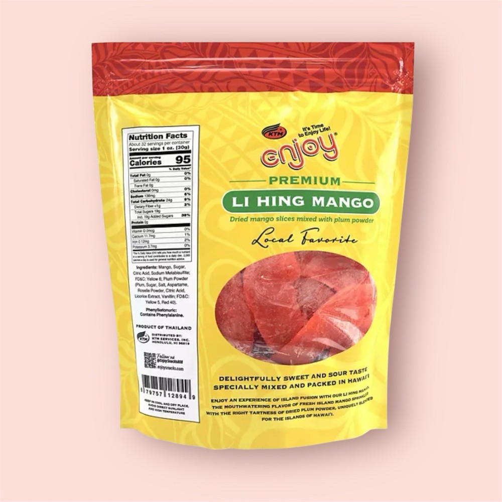 Hawaii Enjoy Premium Li Hing Mango 34 oz