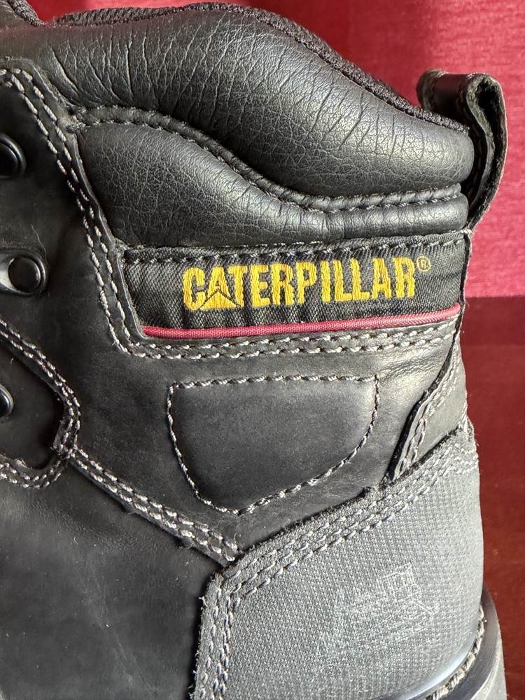 Caterpillar Precision Composite Toe Waterproof Work Boot Thinsulate Black Mens 7