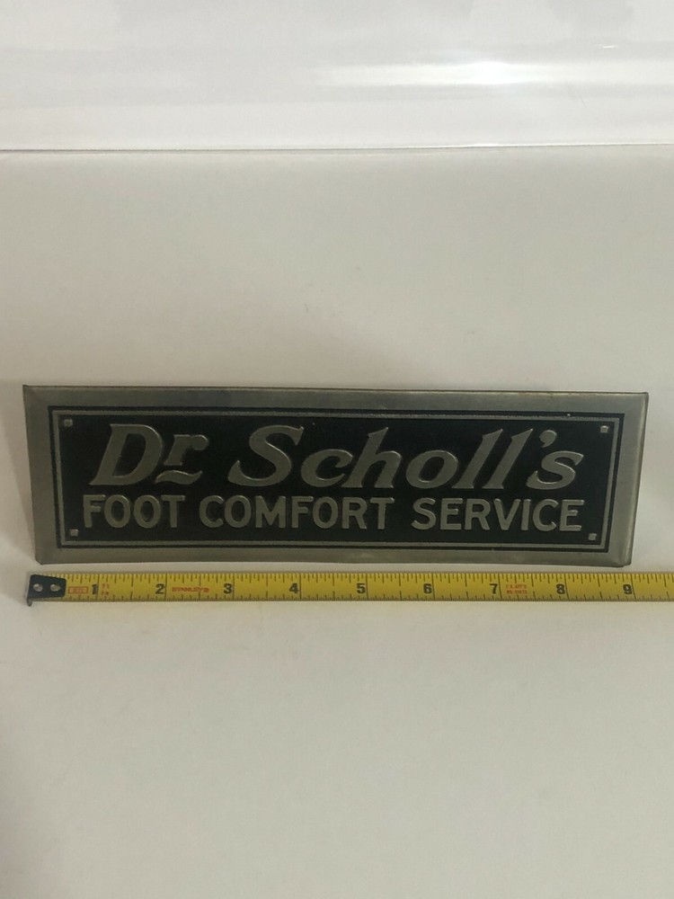 "DR. SCHOLL'S FOOT COMFORT DISPLAY SIGN