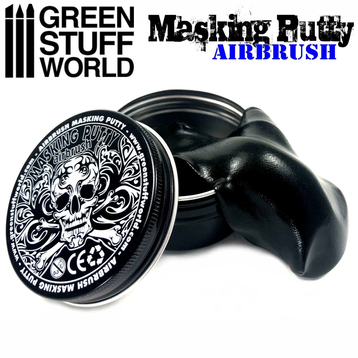 Airbrush Masking Putty - Black Modelling Figures Figurines Painting Miniatures