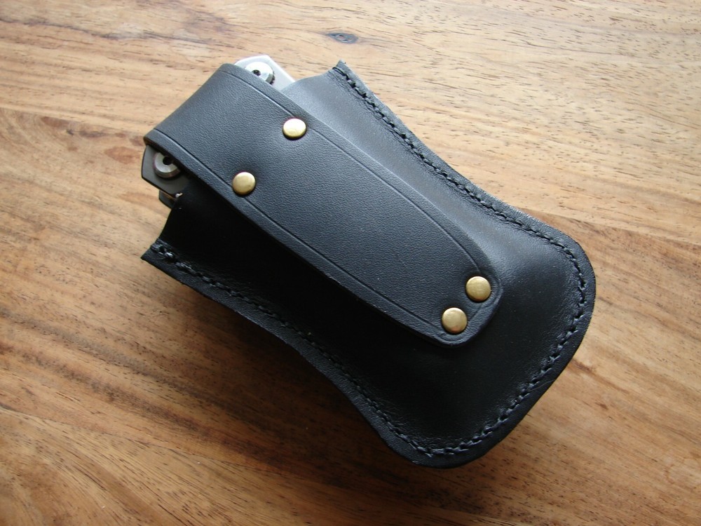Leather Gerber pouch - handmade belt sheath for Suspension multi tool