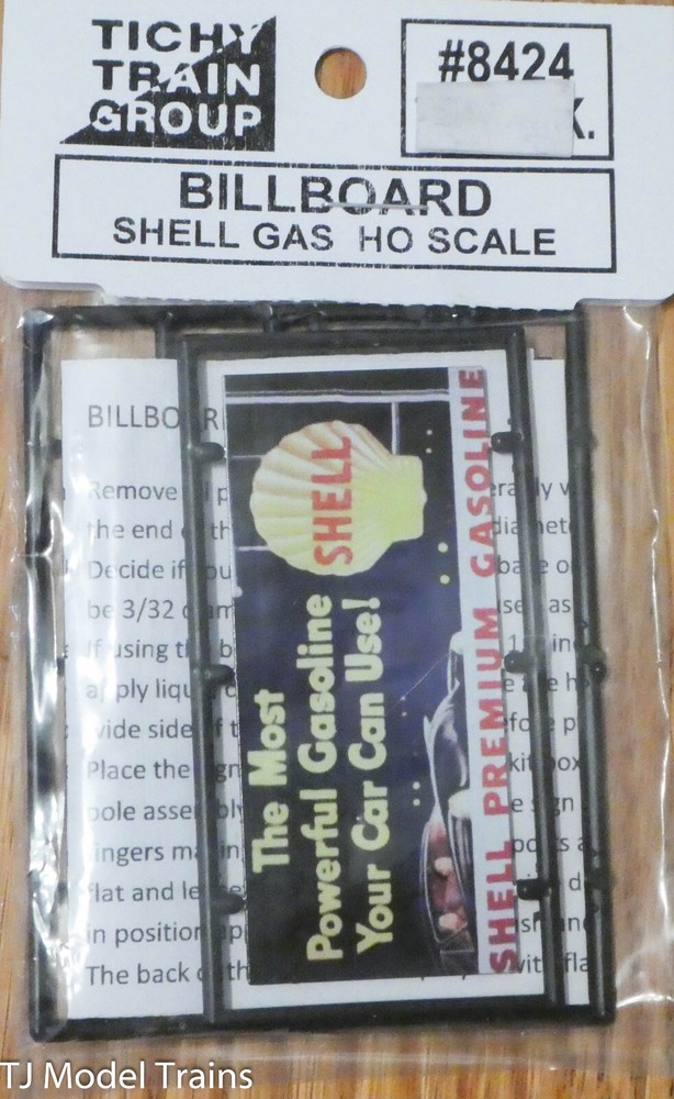 Tichy Train Group  HO #8424    Billboard - Shell Gas