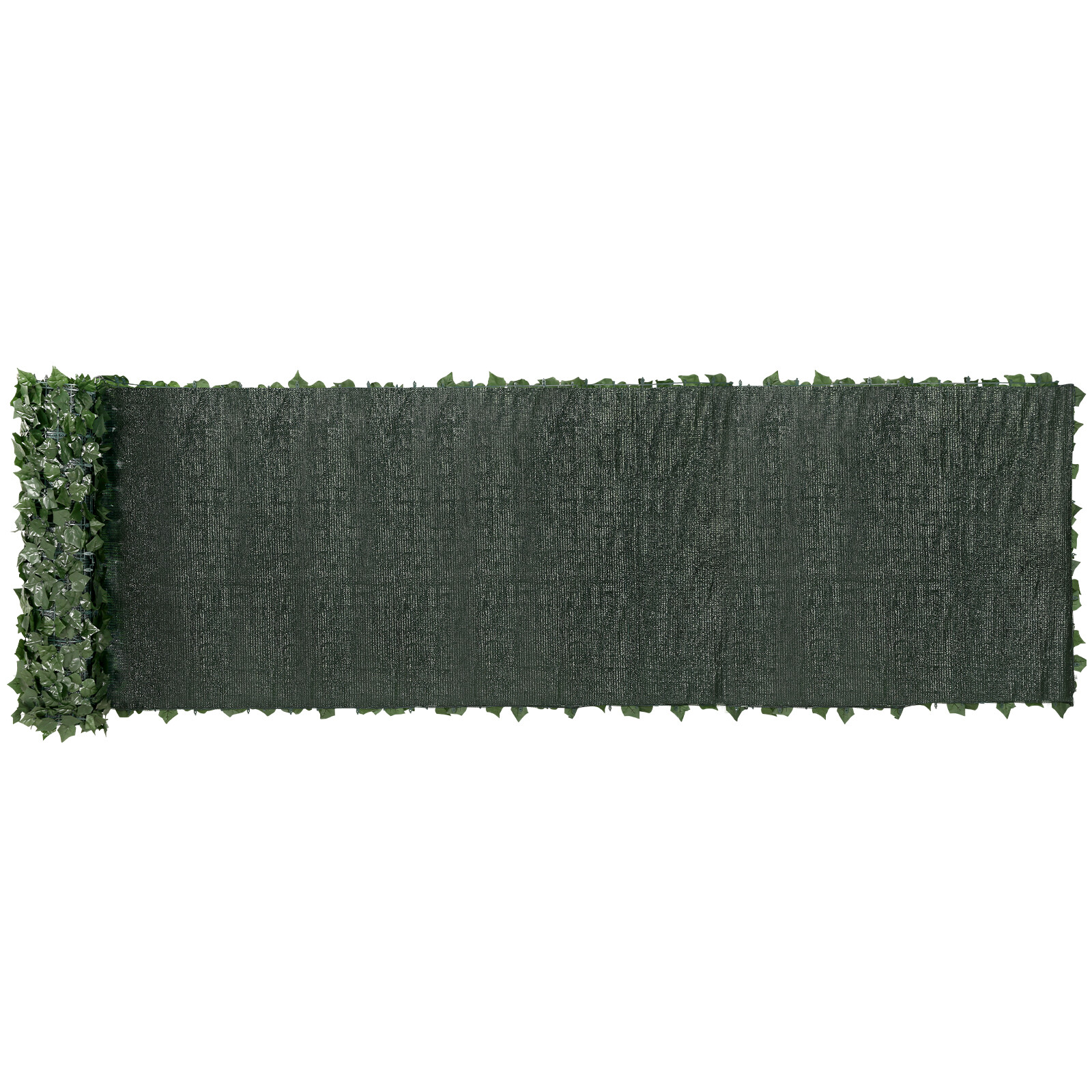 VEVOR 39x198" Artificial Faux Ivy Leaf Privacy Fence Screen w/Mesh Cloth Backing
