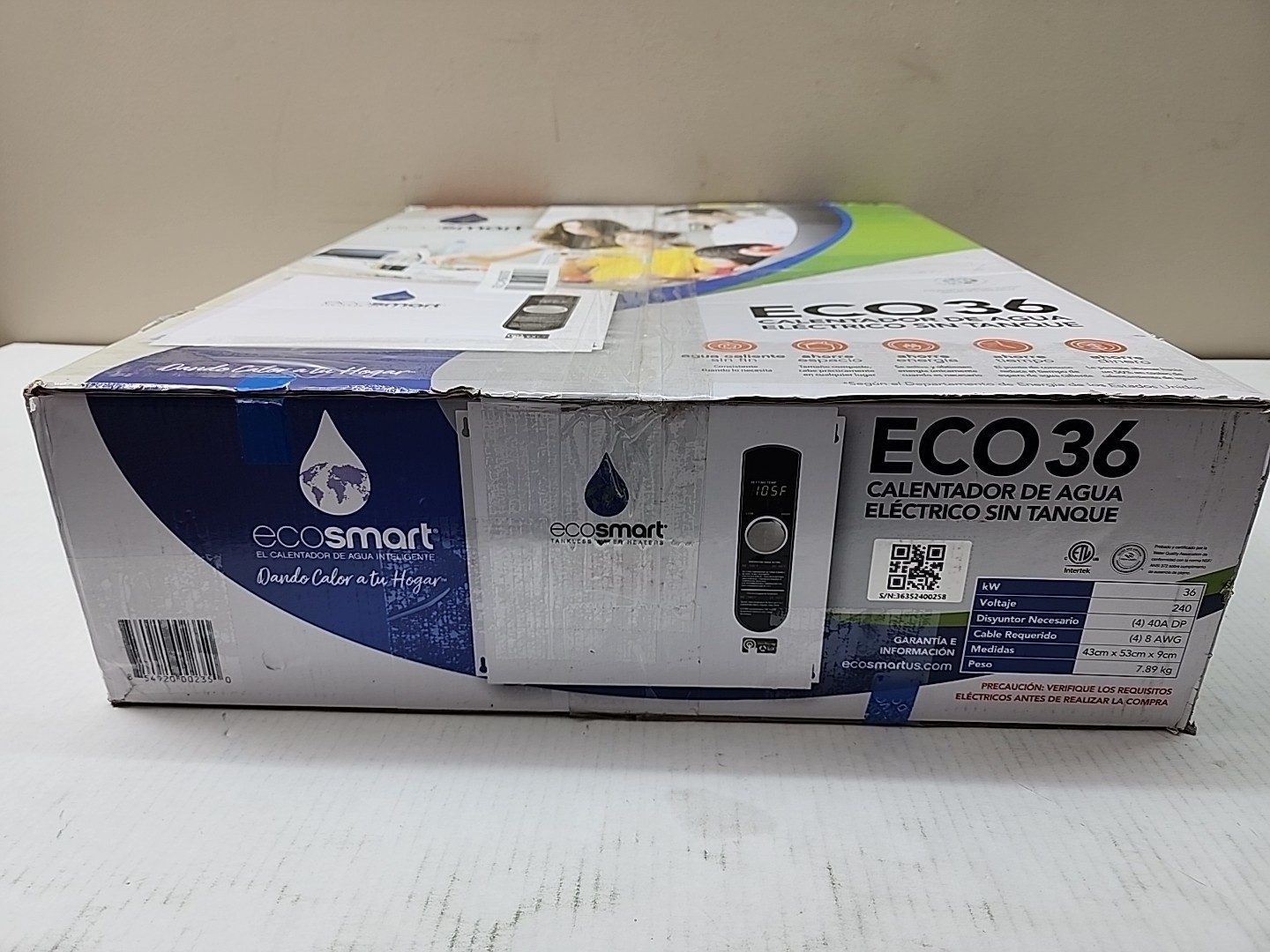 EcoSmart ECO 36 kW 7.03 GPM 240-Volt Electric Tankless Water Heater ( NEW )